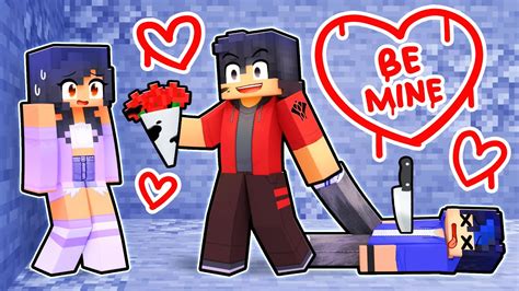 Dating a YANDERE in Minecraft! .